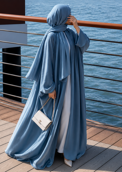 EZZAH DS ABAYA | OCEAN BLUE