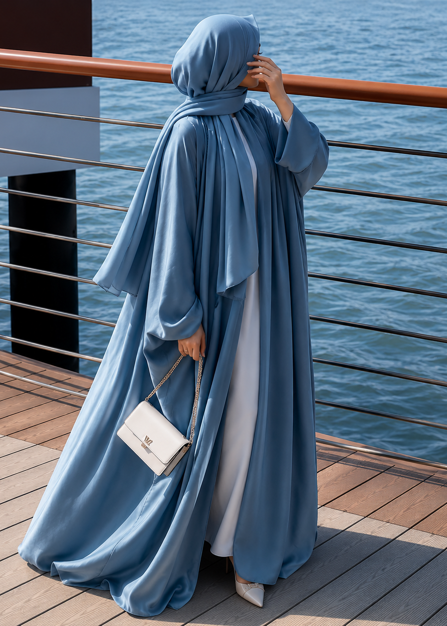 EZZAH DS ABAYA | OCEAN BLUE