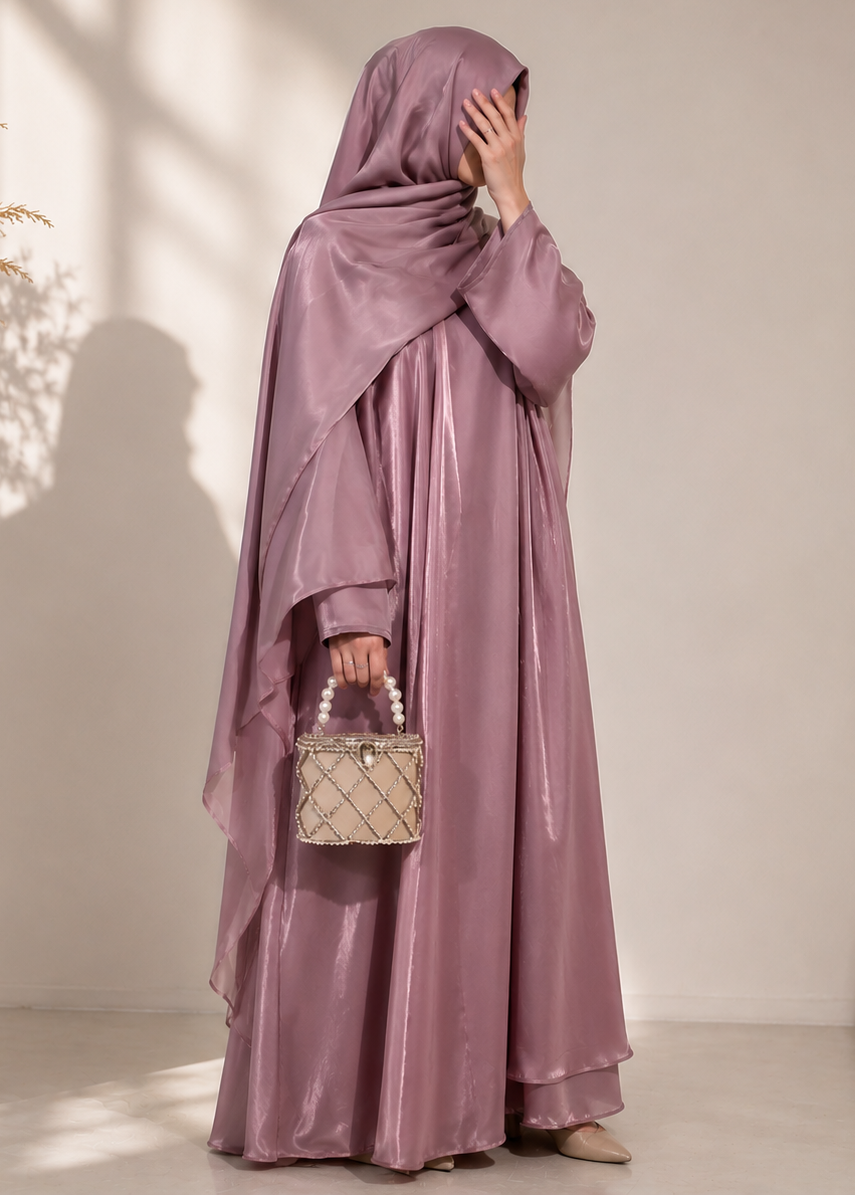 EZZAH DS ABAYA | DUSTY PINK