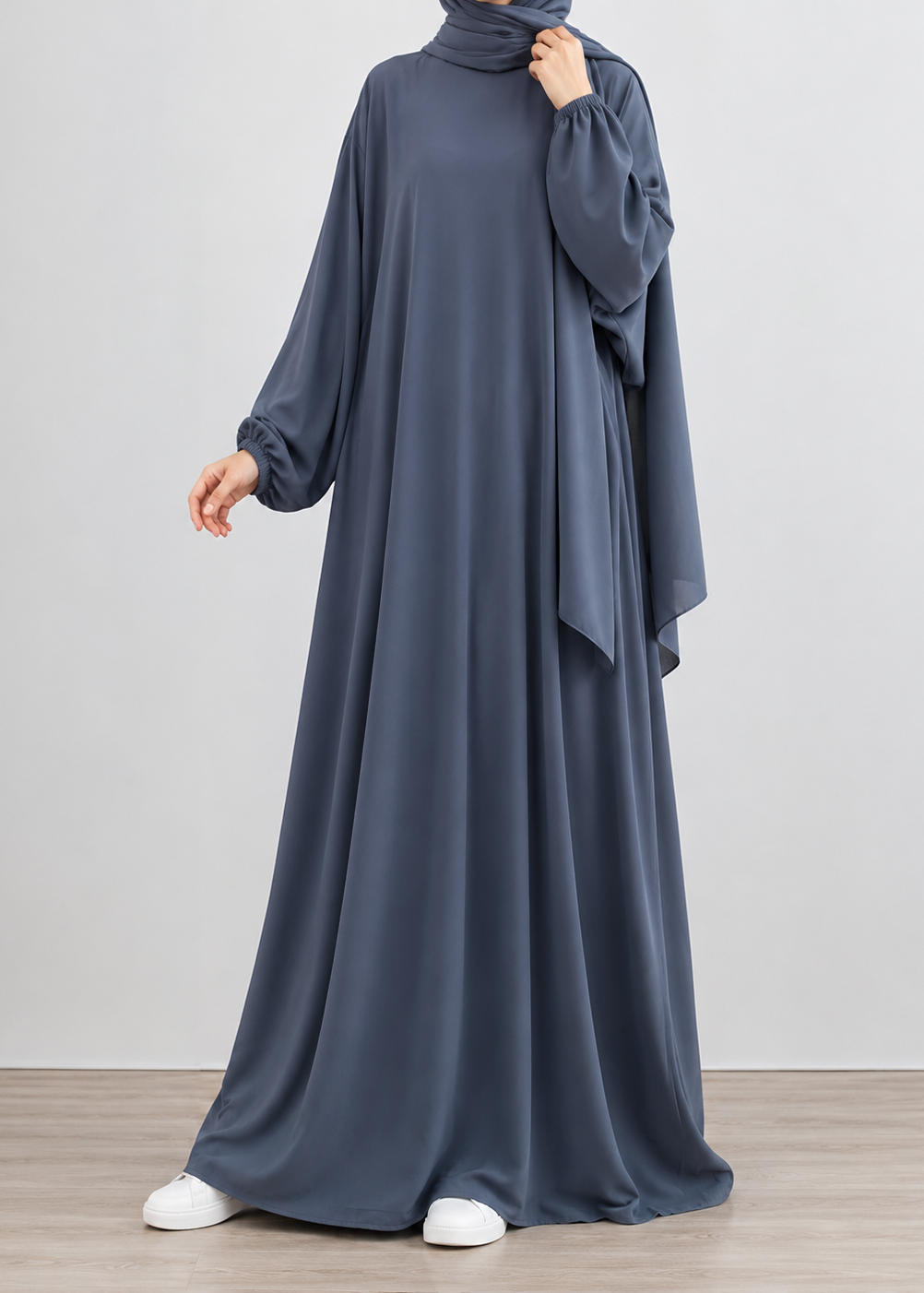 MEHREEN KAFTAN ABAYA | GRAY