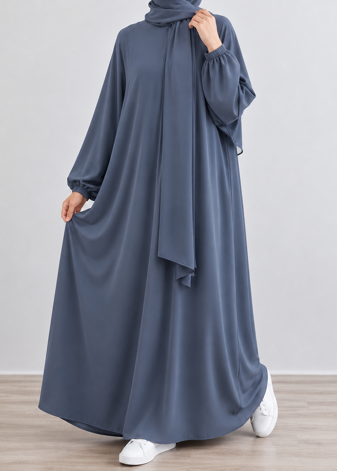MEHREEN KAFTAN ABAYA | GRAY