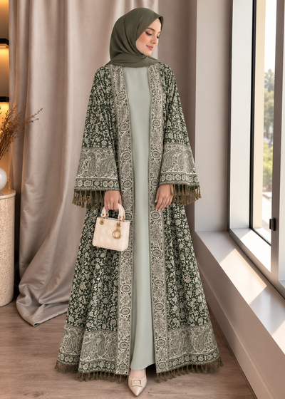 PASHMINA ABAYA | SHADE - 08