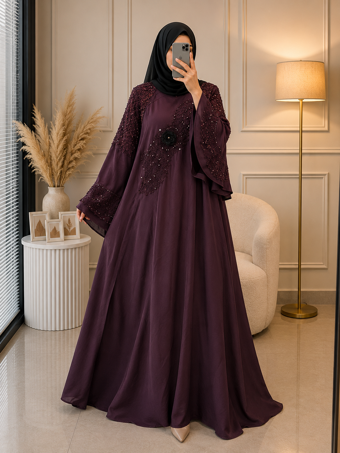 4333- SUBHANA ABAYA | WINE