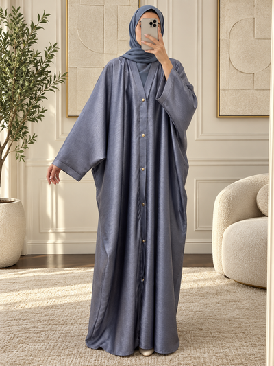 HABIBA KAFTAN ABAYA | GRAY