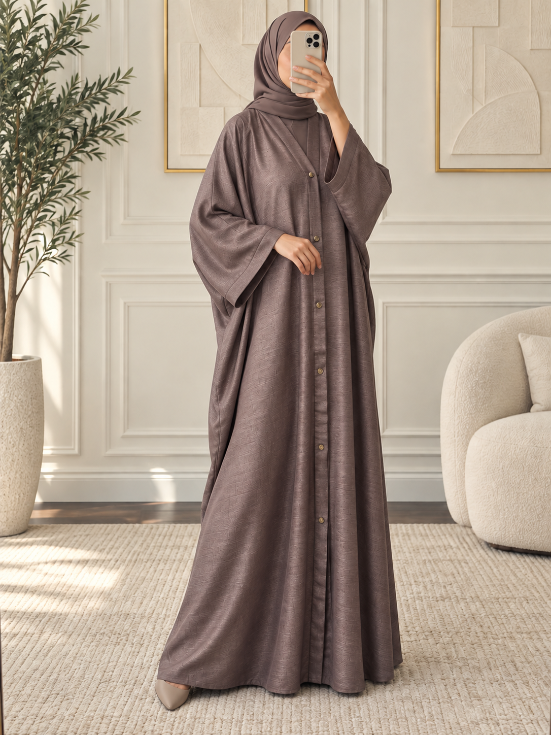 HABIBA KAFTAN ABAYA | COFFEE