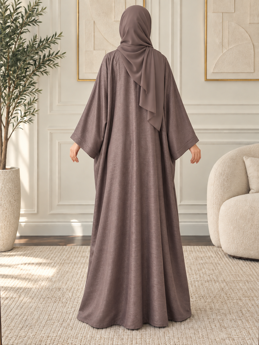 HABIBA KAFTAN ABAYA | COFFEE