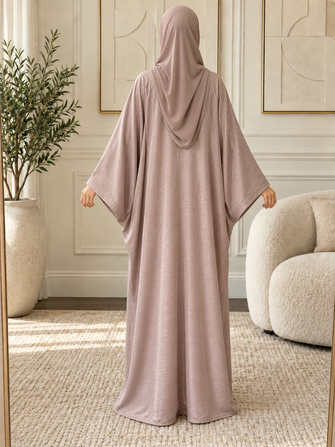 HABIBA KAFTAN ABAYA | NUDE