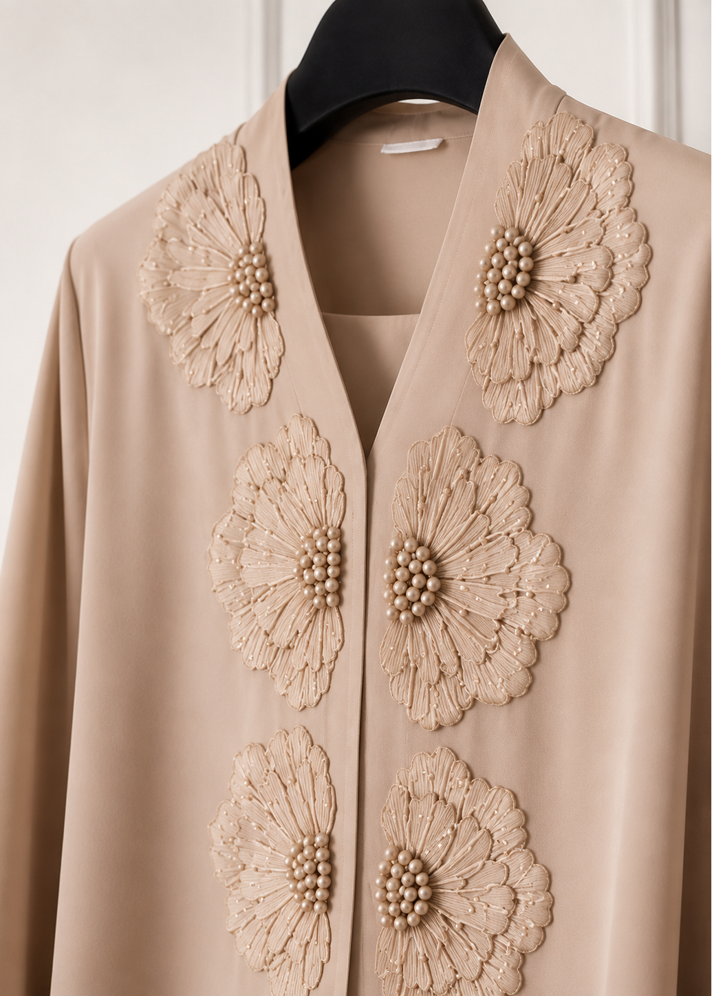 ILSAH FRONT OPEN ABAYA | NUDE