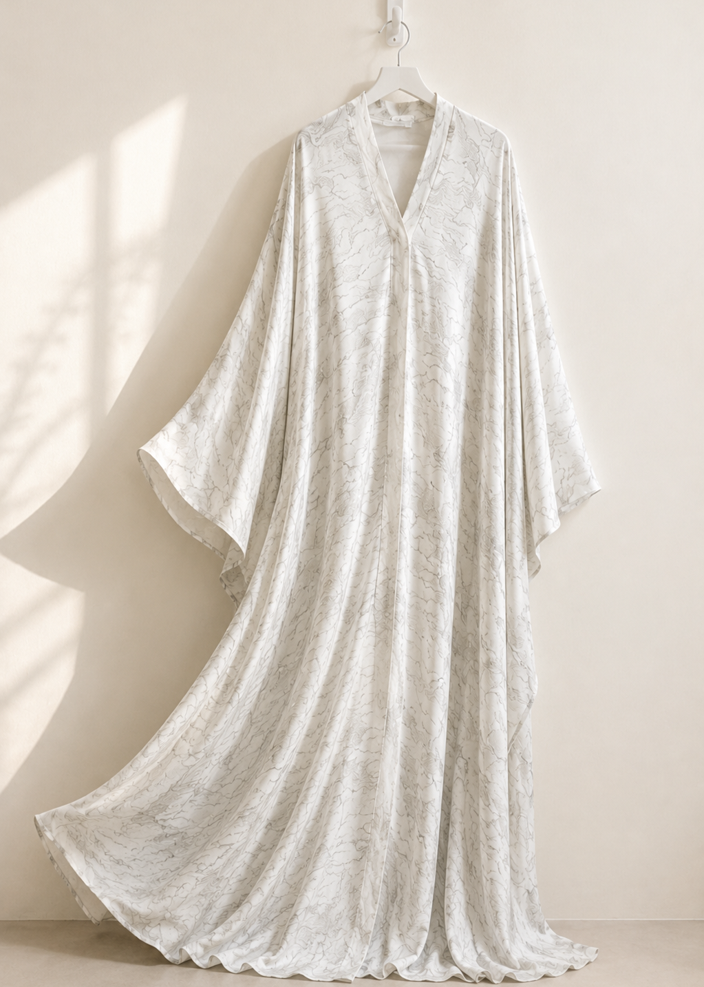 HAYA LUXE UMBRELLA ABAYA | WHITE