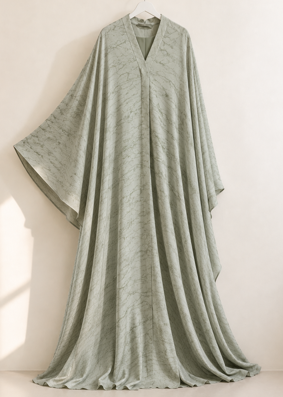HAYA LUXE UMBRELLA ABAYA | PISTA GREEN