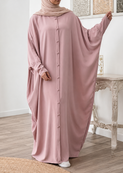 870 FITTING SLEEVE ABAYA | PINK