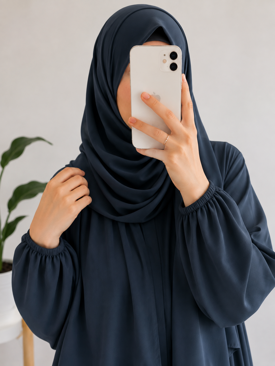 TUBA FRILL ABAYA | GRAY