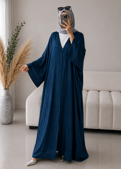 IMPORTED SIMMER DS KAFTAN ABAYA | TEAL