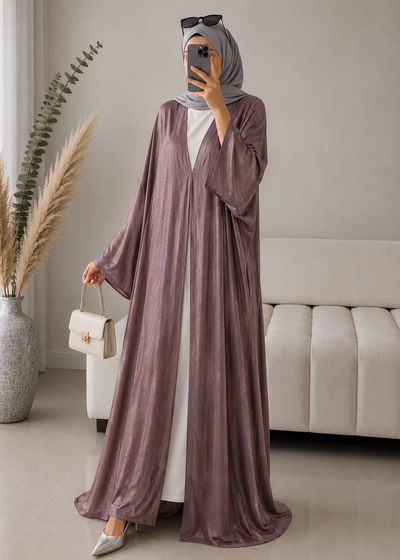 IMPORTED SIMMER DS KAFTAN ABAYA | DUSTY PINK