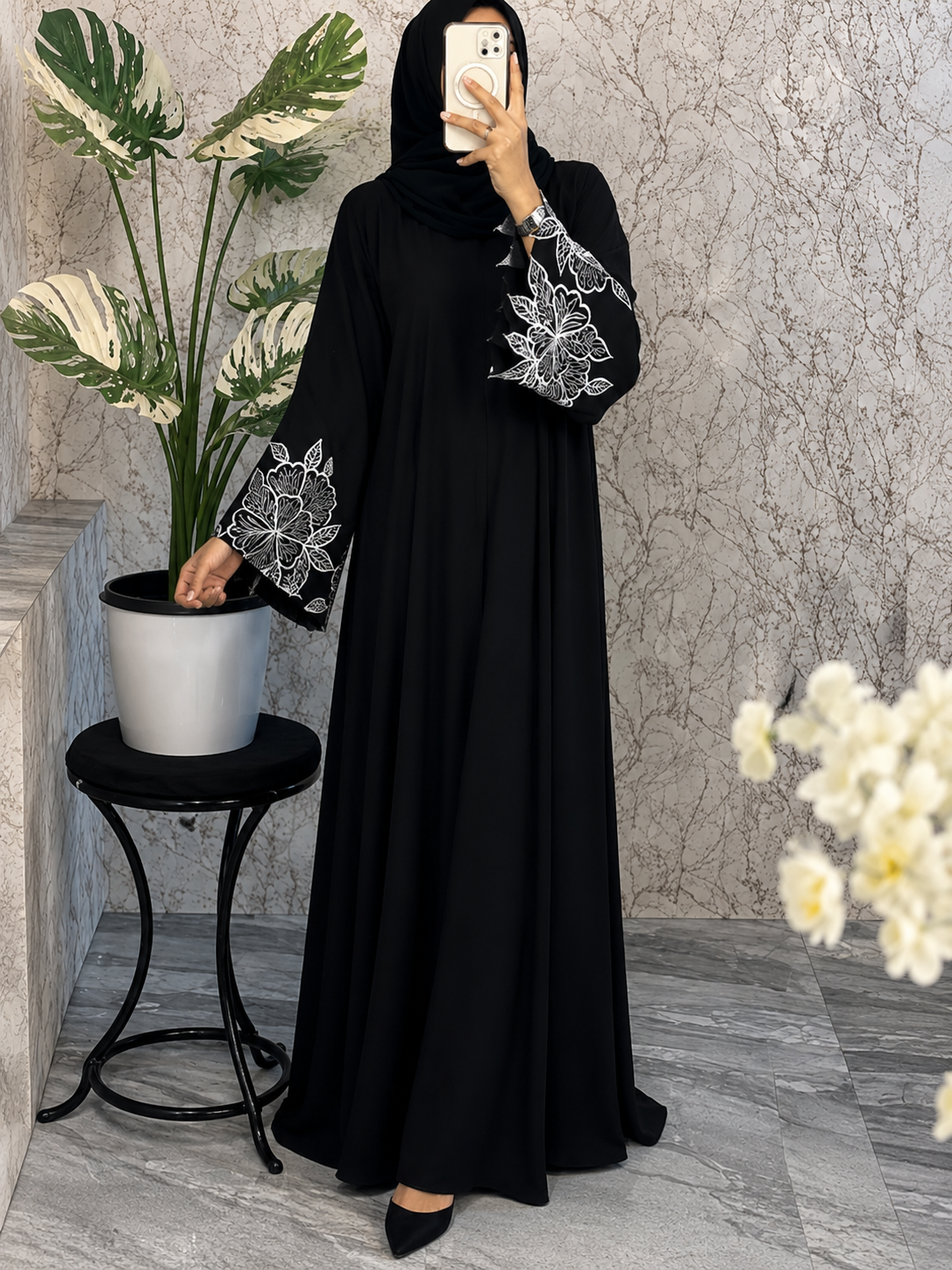 ROOHA EMBROIDERY ABAYA | S-7