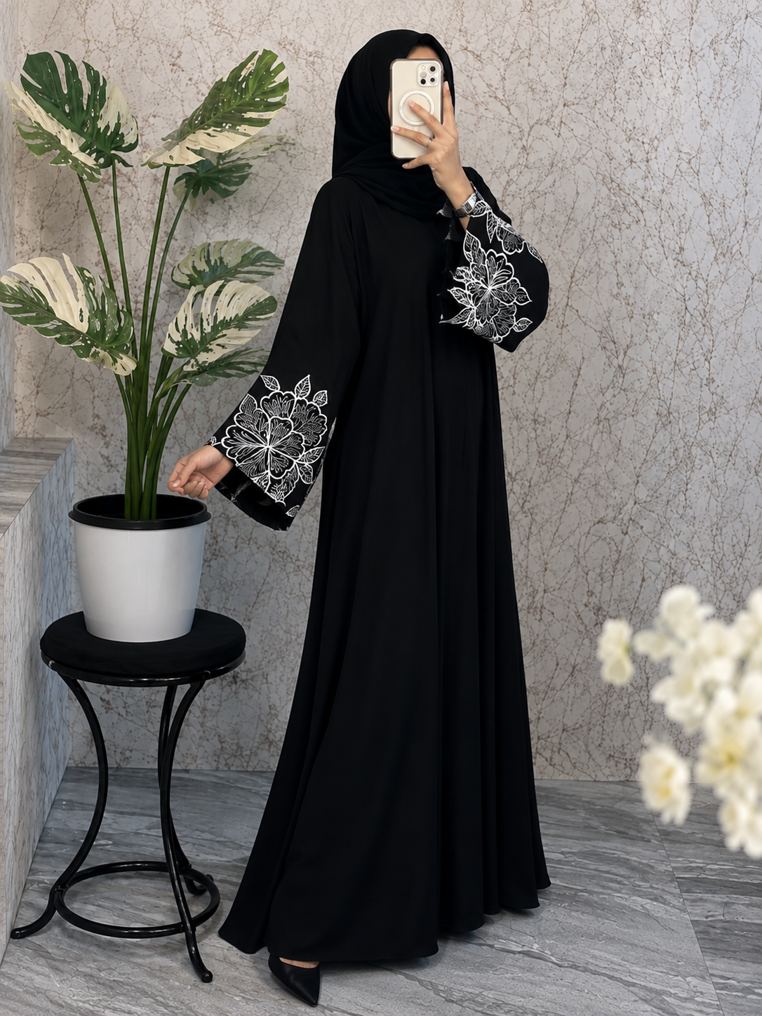 ROOHA EMBROIDERY ABAYA | S-7