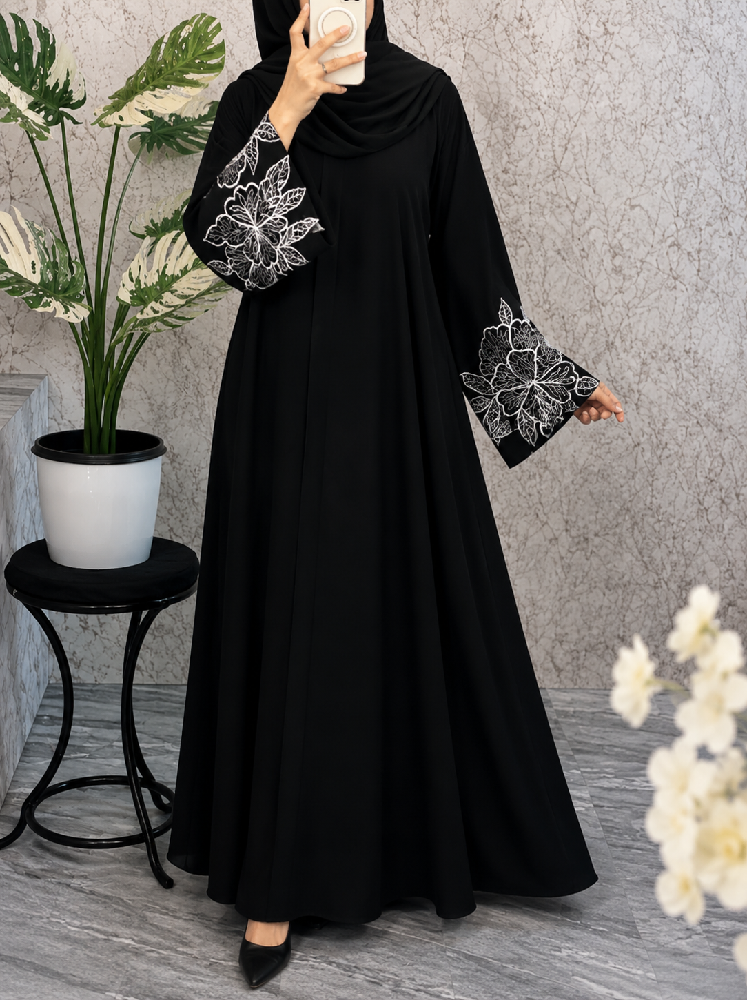 ROOHA EMBROIDERY ABAYA | S-7