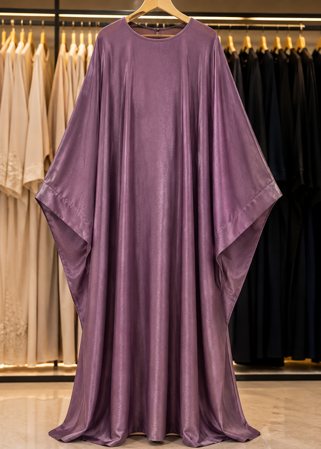 AREBIAN SIMMER KAFTAN ABAYA | PINK
