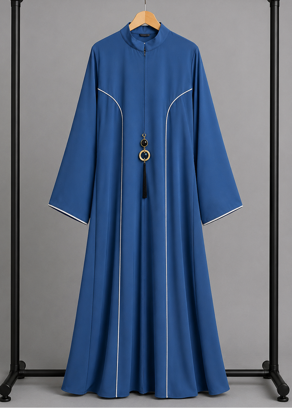 MAYA ELEGANT CLOSED ABAYA | BLUE