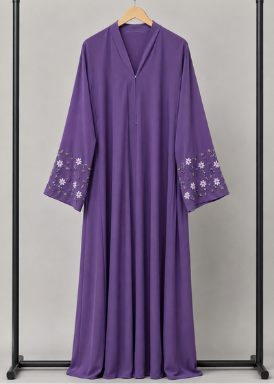 AL-KOUSAR HANDWORK ABAYA |  LAVENDER