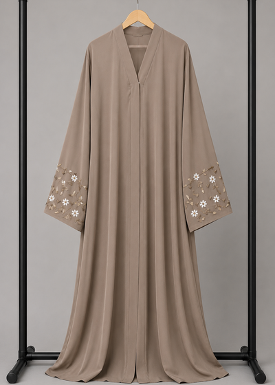 AL-KOUSAR HANDWORK ABAYA |  NUDE