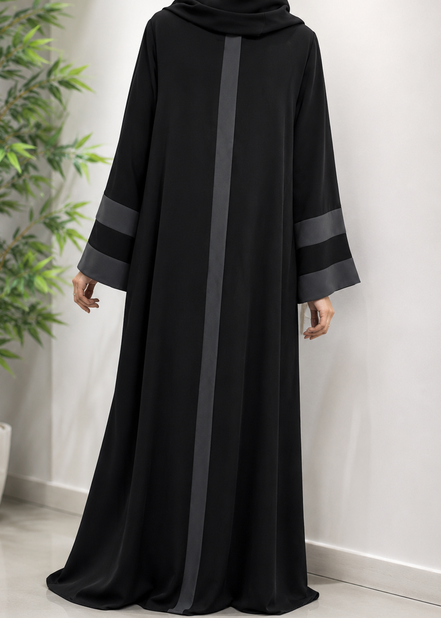SANA FRONT OPEN ABAYA