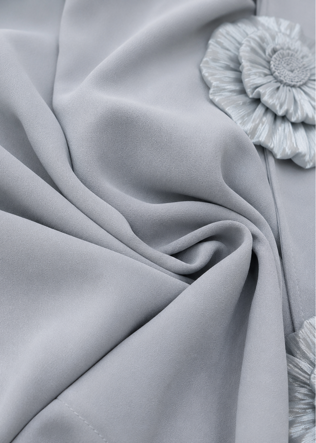IFLAH FRONT OPEN ABAYA | SAND GRAY