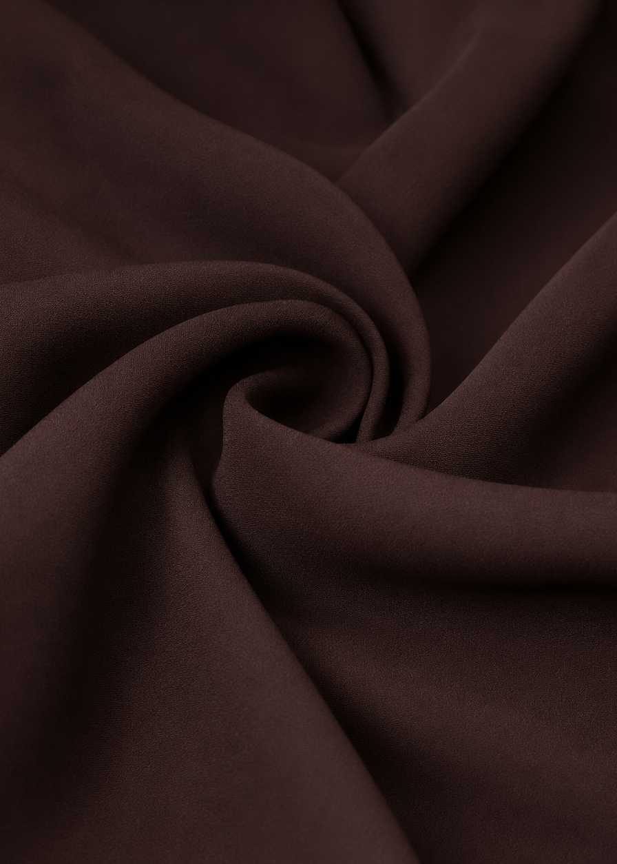 NAYLAH DOUBLE SHRUG BOW ABAYA | COFFEE