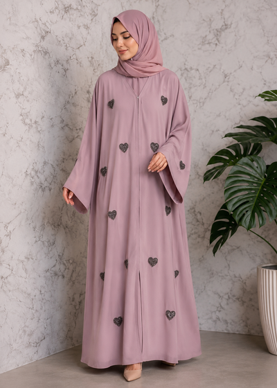 DILNASHEEN FRONT OPEN ABAYA