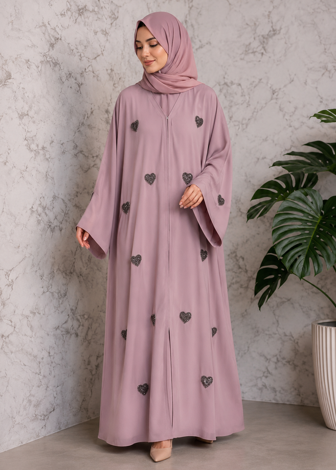 DILNASHEEN FRONT OPEN ABAYA