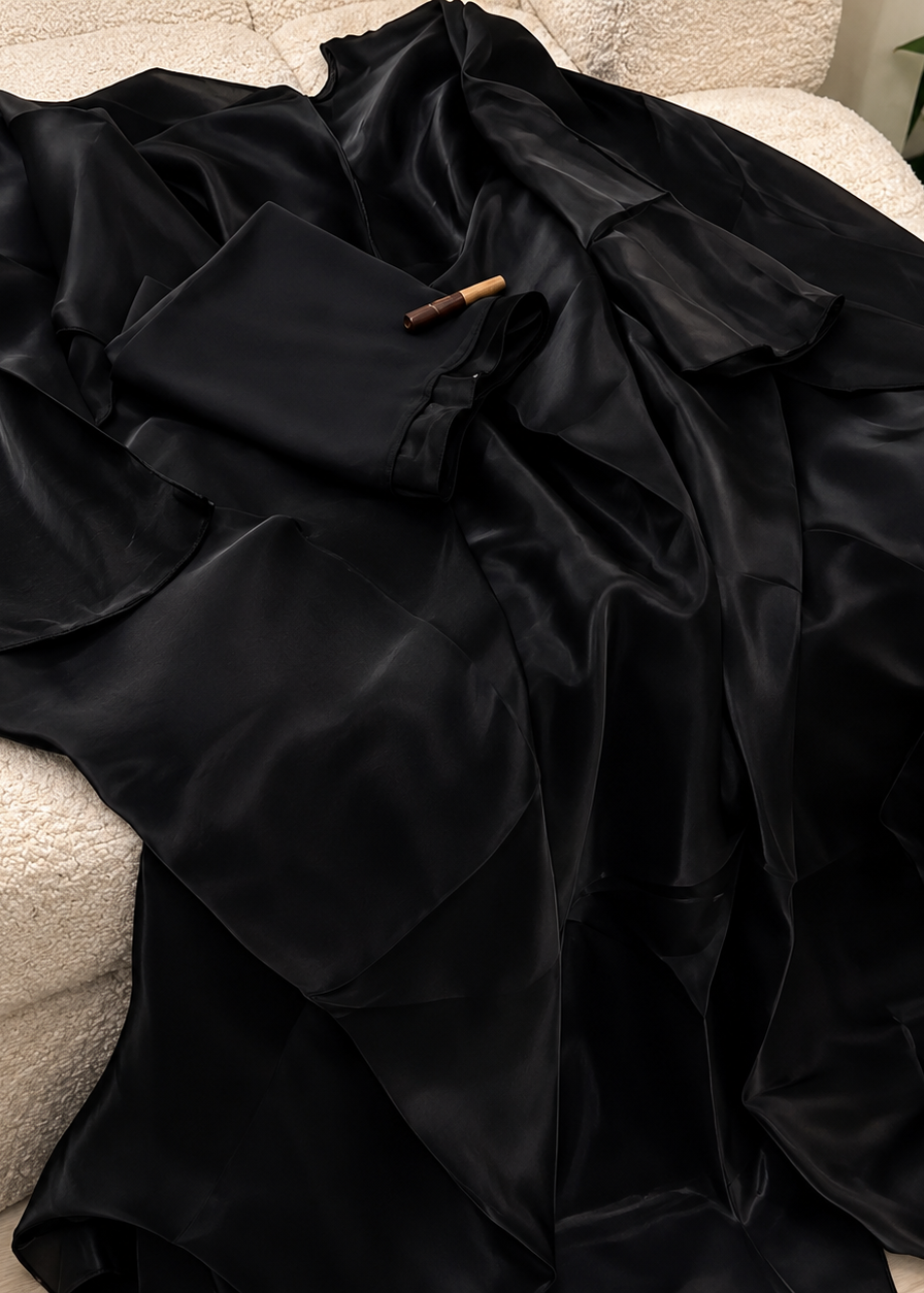 EZZAH DS ABAYA | BLACK