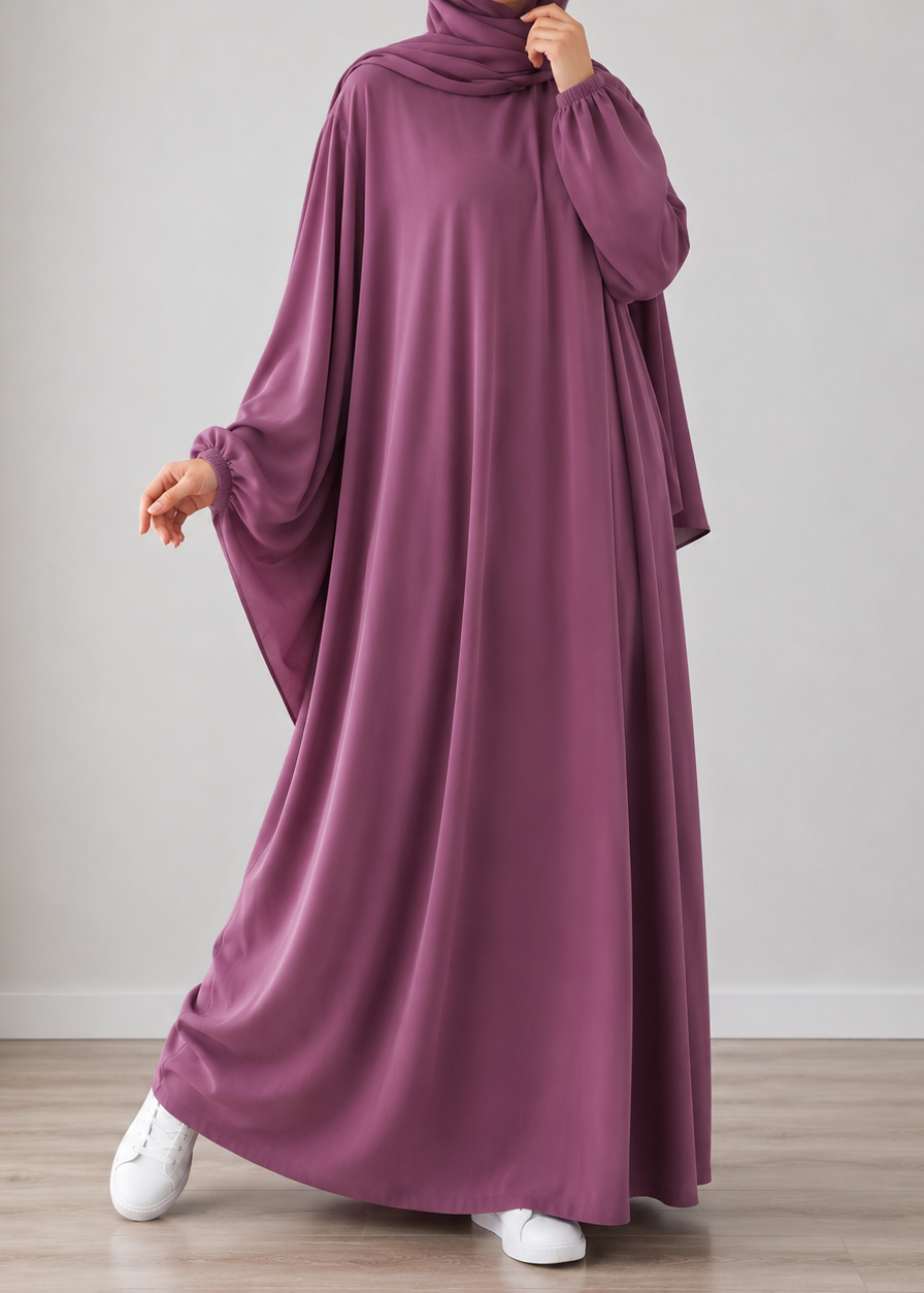 MEHREEN KAFTAN ABAYA | DUSTY PINK