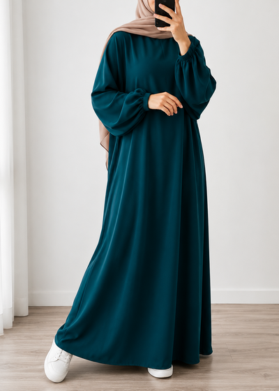 MEHREEN KAFTAN ABAYA | TEAL