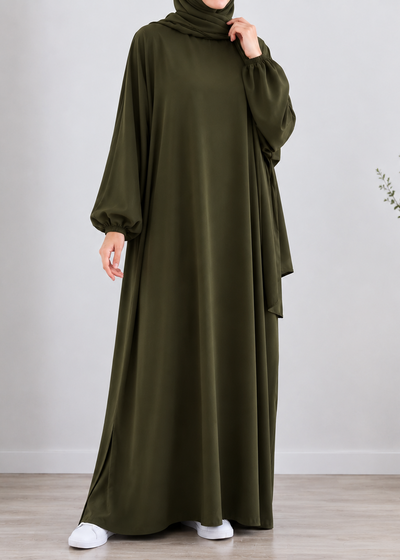 MEHREEN KAFTAN ABAYA | OLIVE