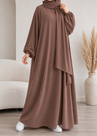 MEHREEN KAFTAN ABAYA | COLLER BROWN