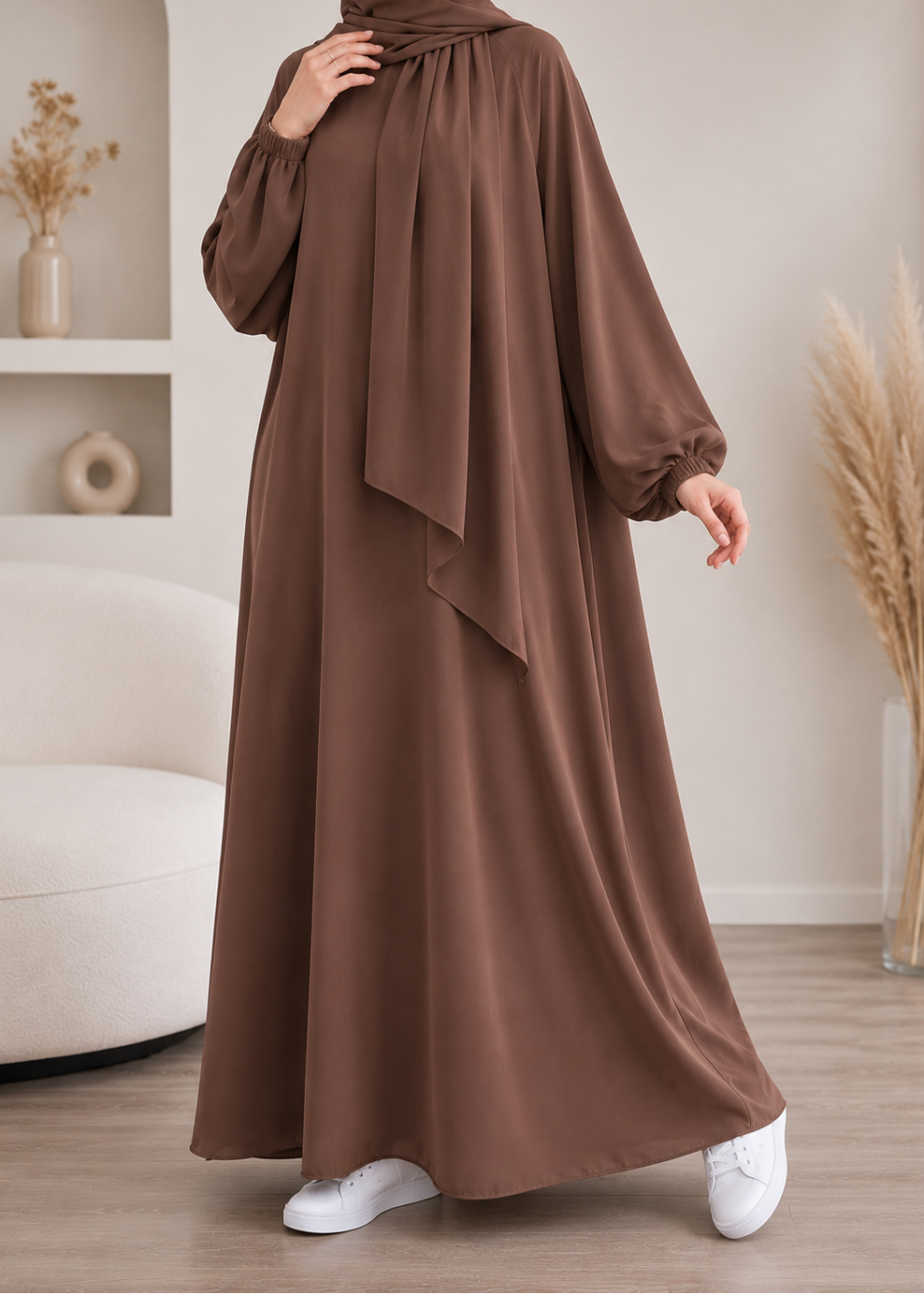 MEHREEN KAFTAN ABAYA | COLLER BROWN