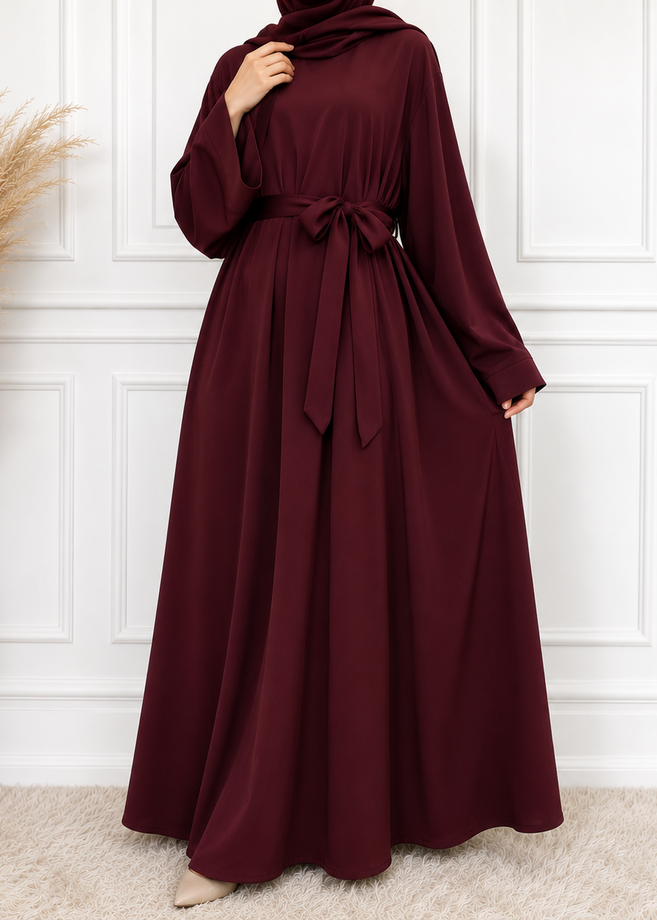 10-IN DAILYWEAR ABAYA | MAROON
