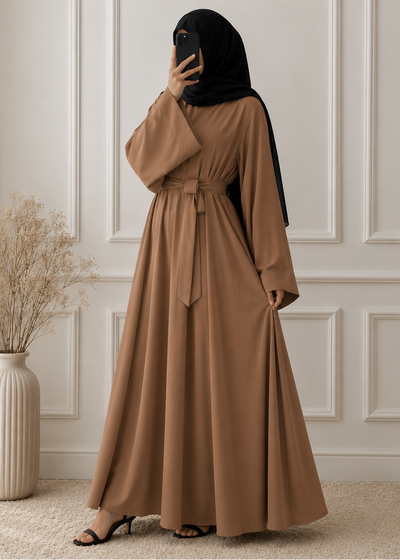 10-IN DAILYWEAR ABAYA | LITE NUDE