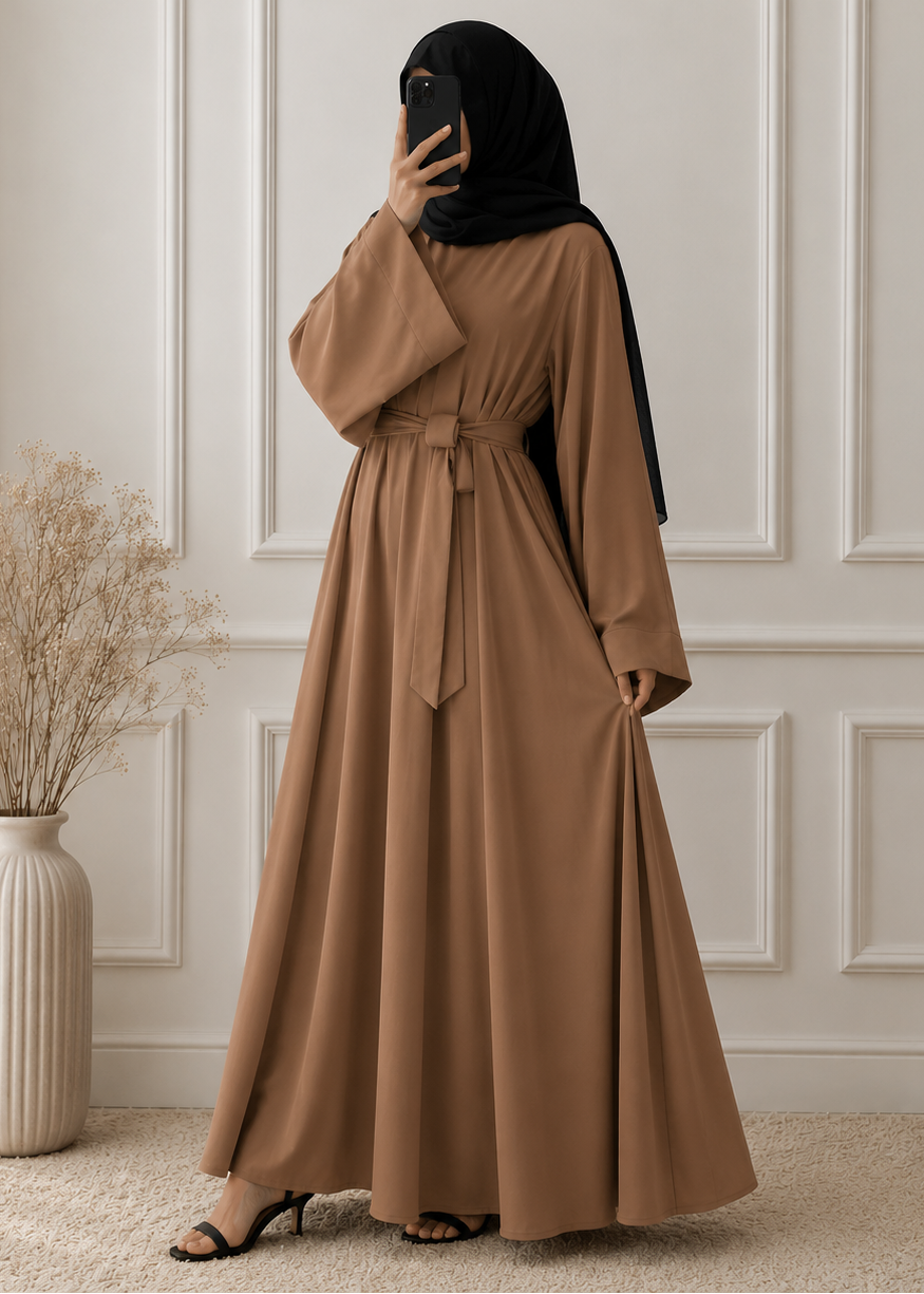 10-IN DAILYWEAR ABAYA | LITE NUDE