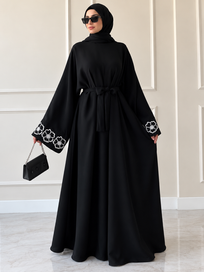 RAHAT A-LINE BELL SLEEVE ABAYA