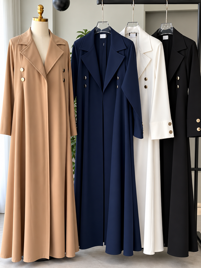 IZMAH COAT STYLE ABAYA | BLUE