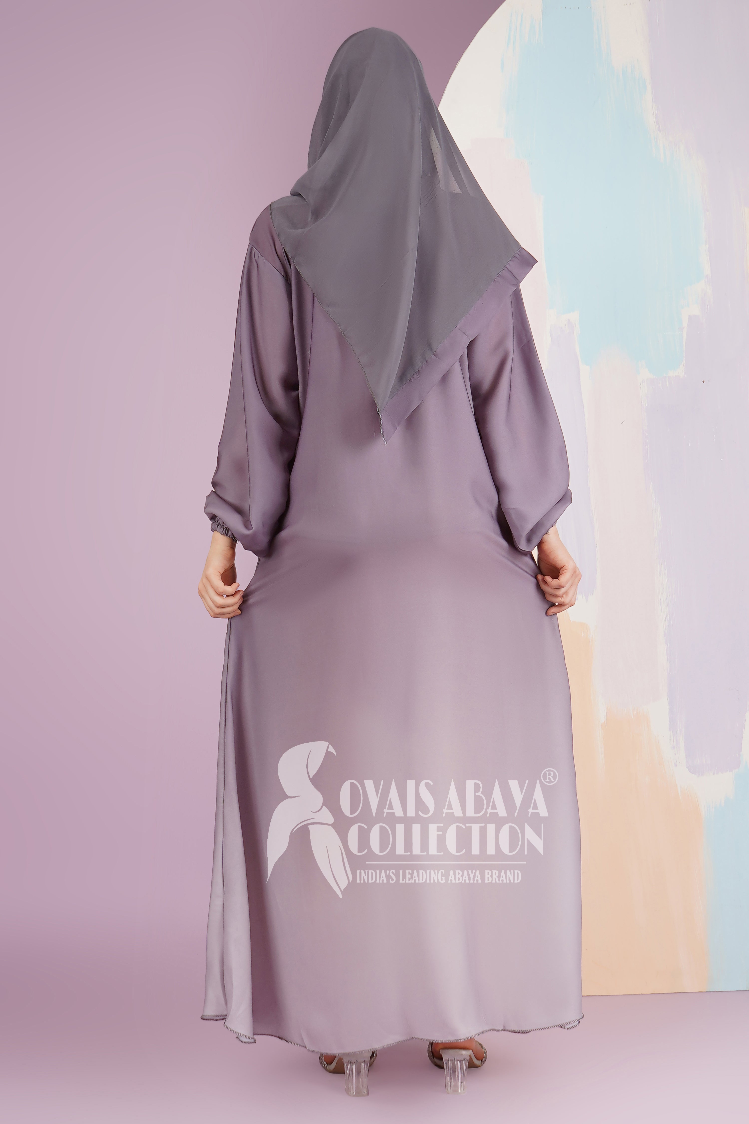 Aliza Orignal Plain Abaya - LAVENDER ( NEW LAUNCH )