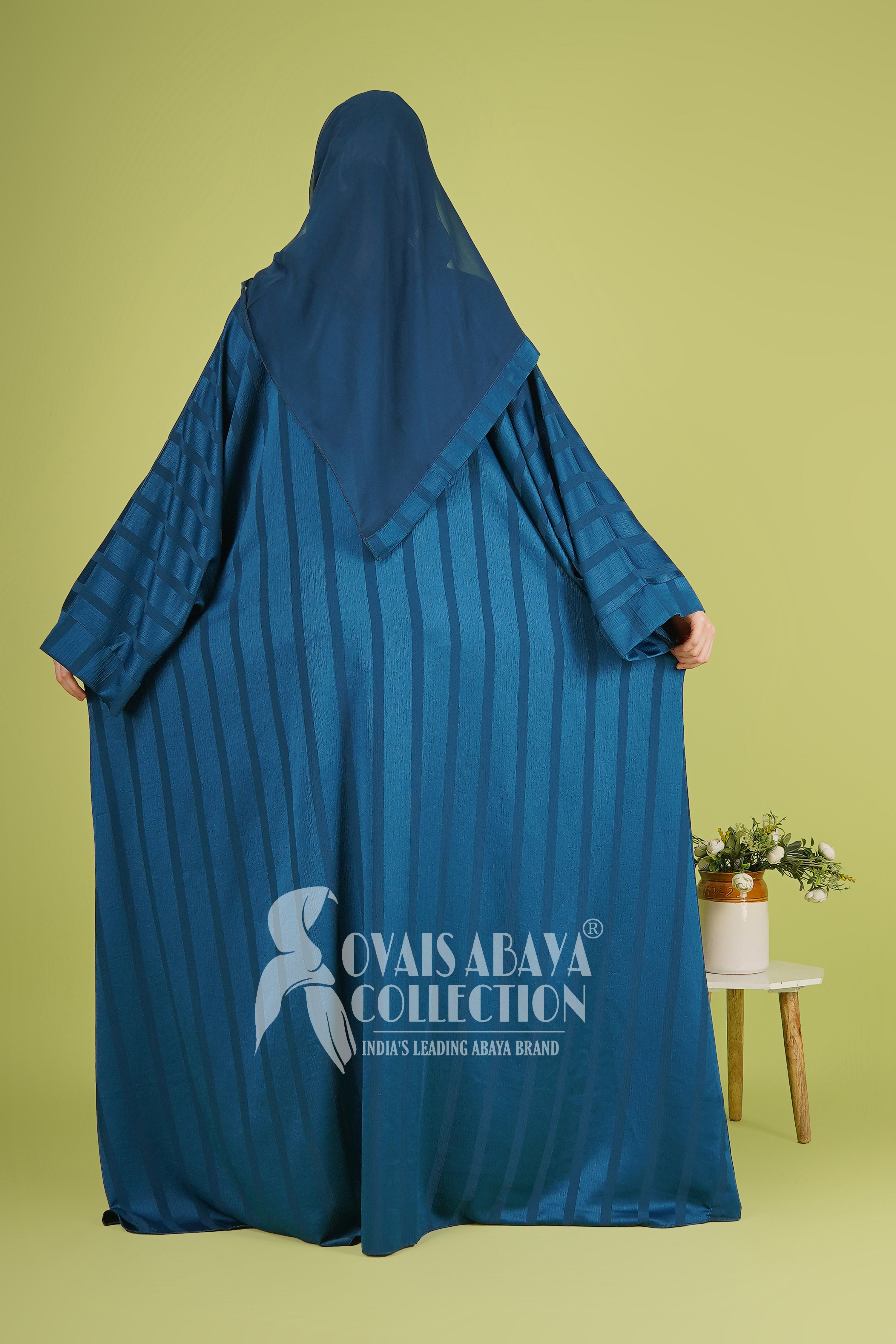 Anabia Turkish Basic Kaftan Abaya DARK SKY BLUE ( NEW LAUNCH )