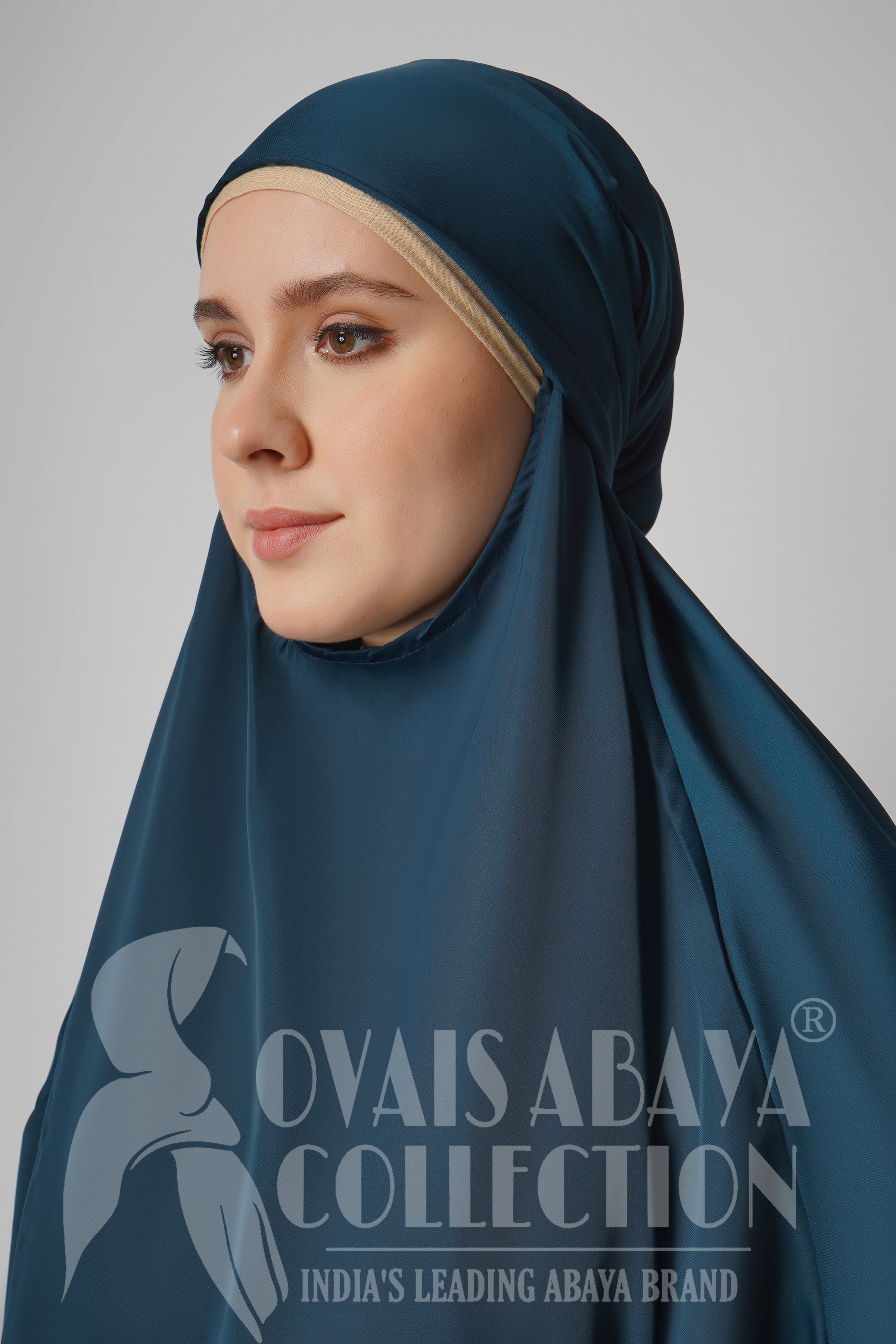 2 Piece Jilbab with Skirt Best of Daily Wear - ( TEAL )