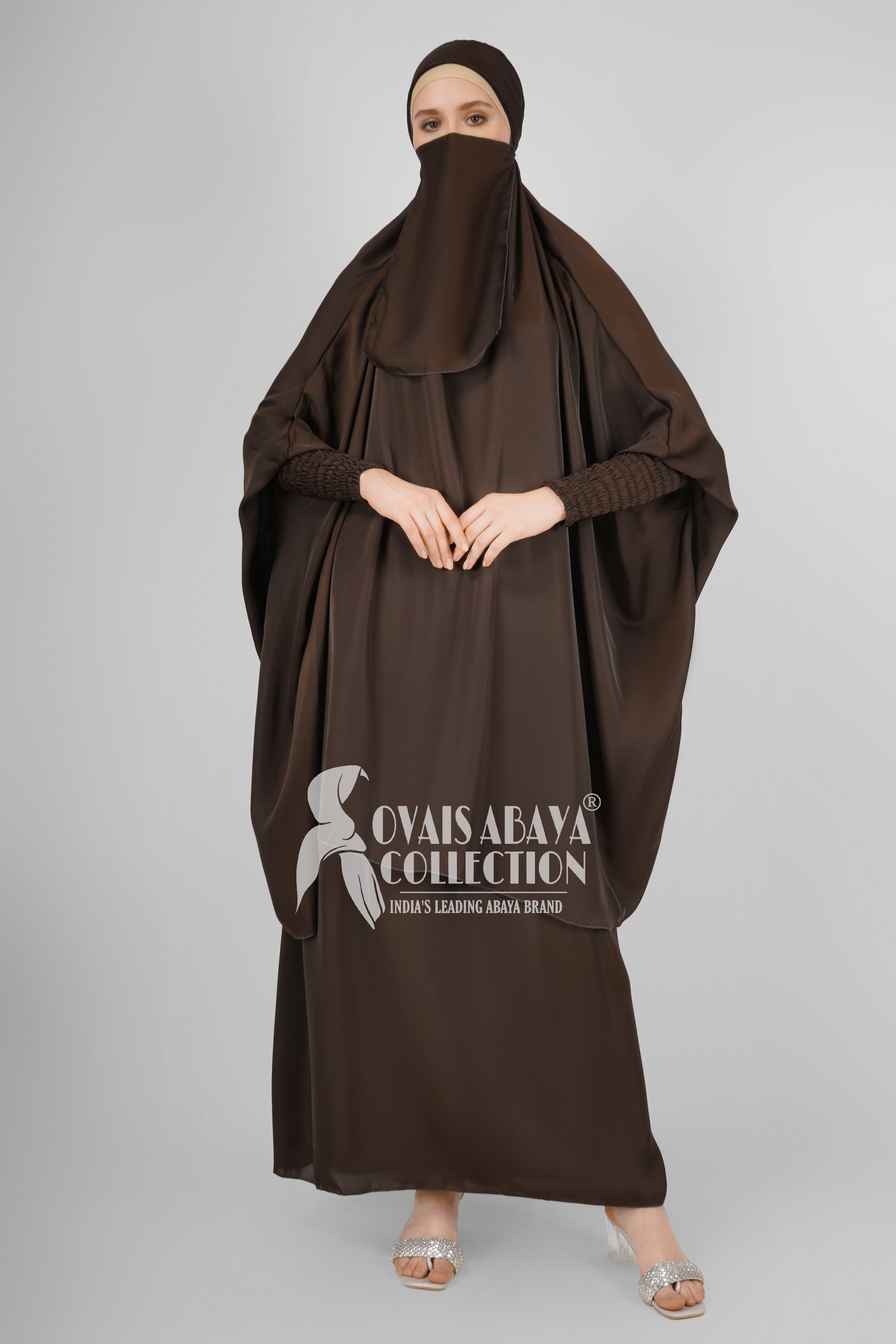 2 Piece Jilbab with Skirt Best of Daily Wear - ( COFFEE )