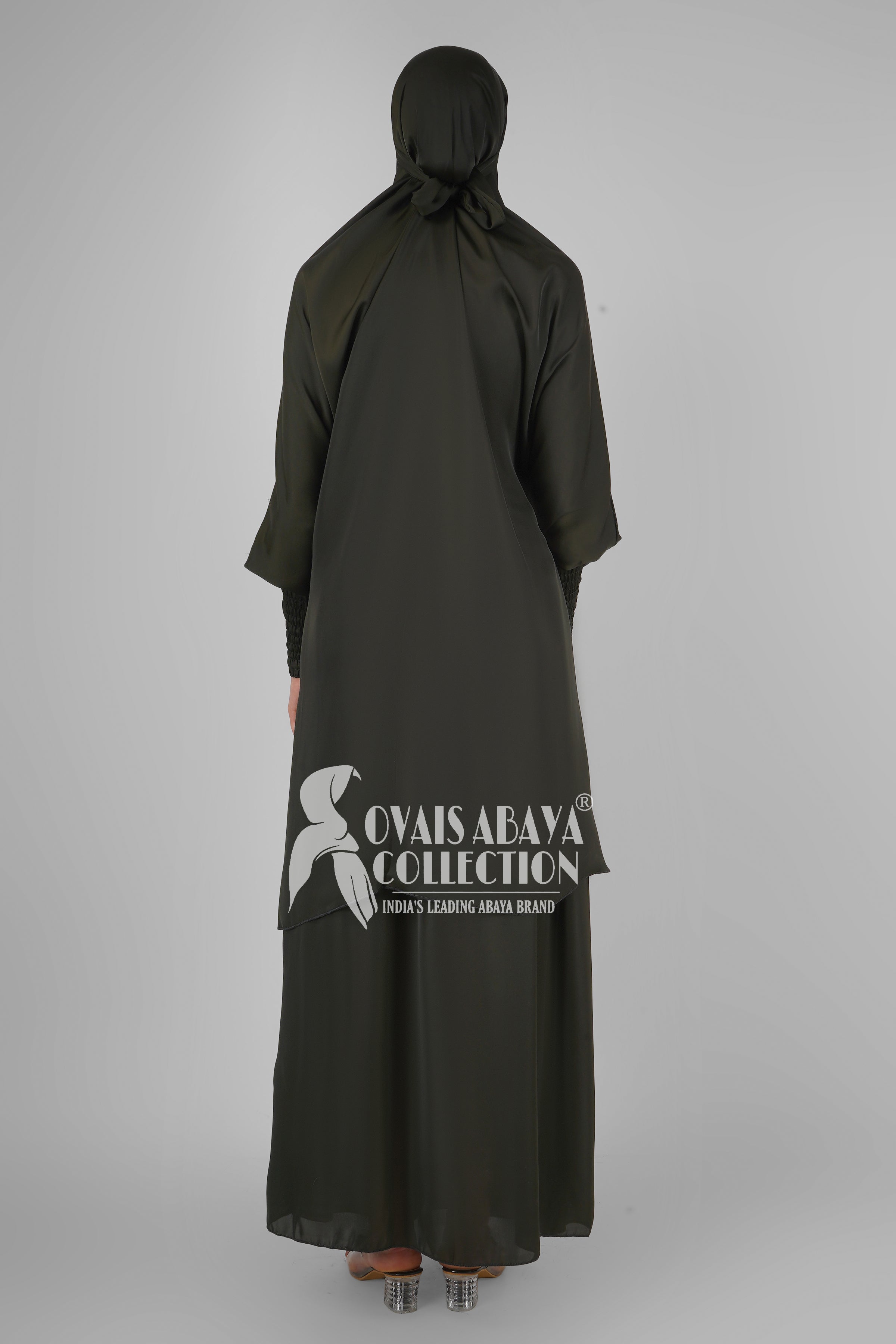 2 Piece Jilbab with Skirt Best of Daily Wear - ( OLIVE )