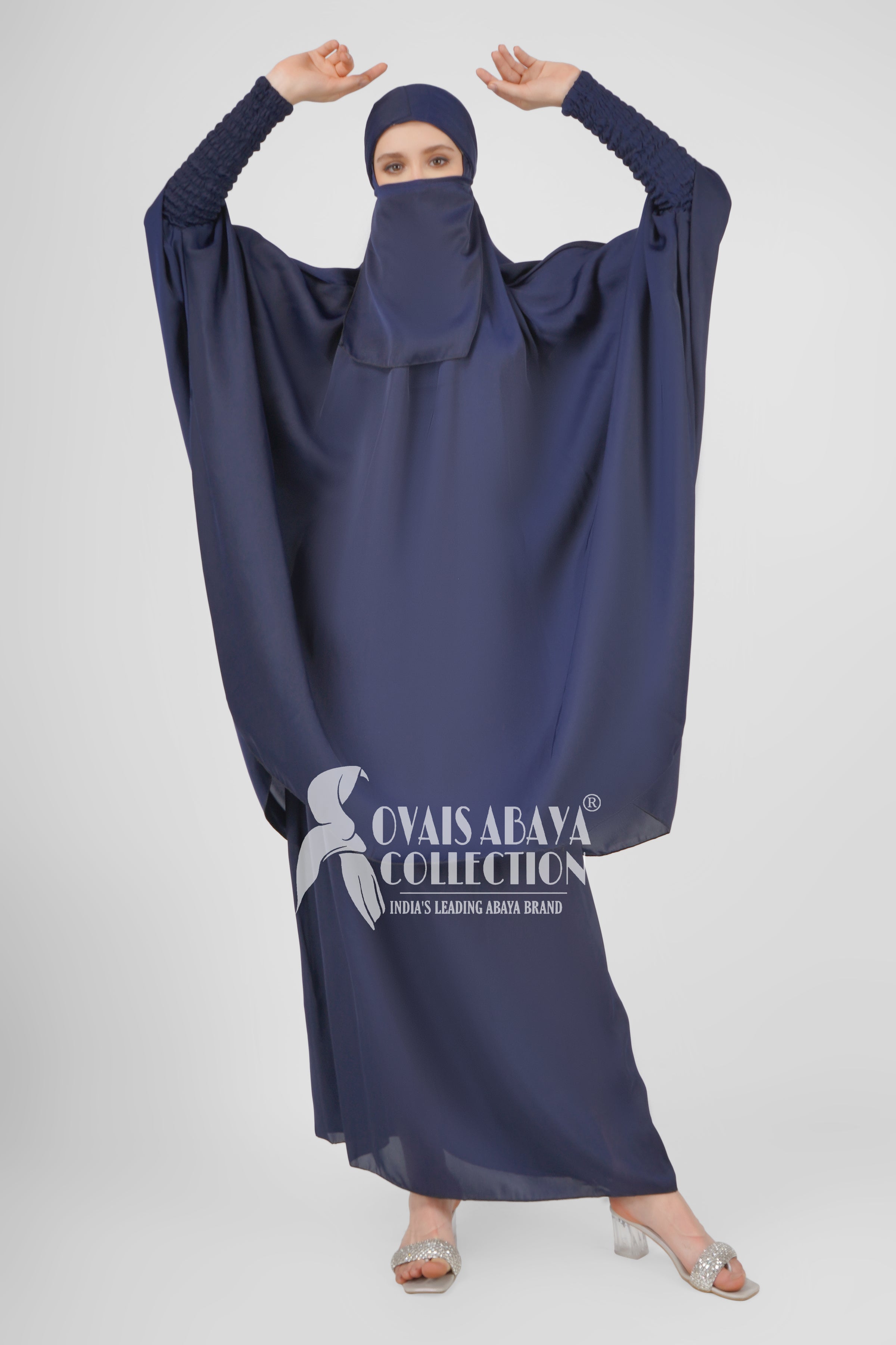 2 Piece Jilbab with Skirt Best of Daily Wear - ( BLUE )