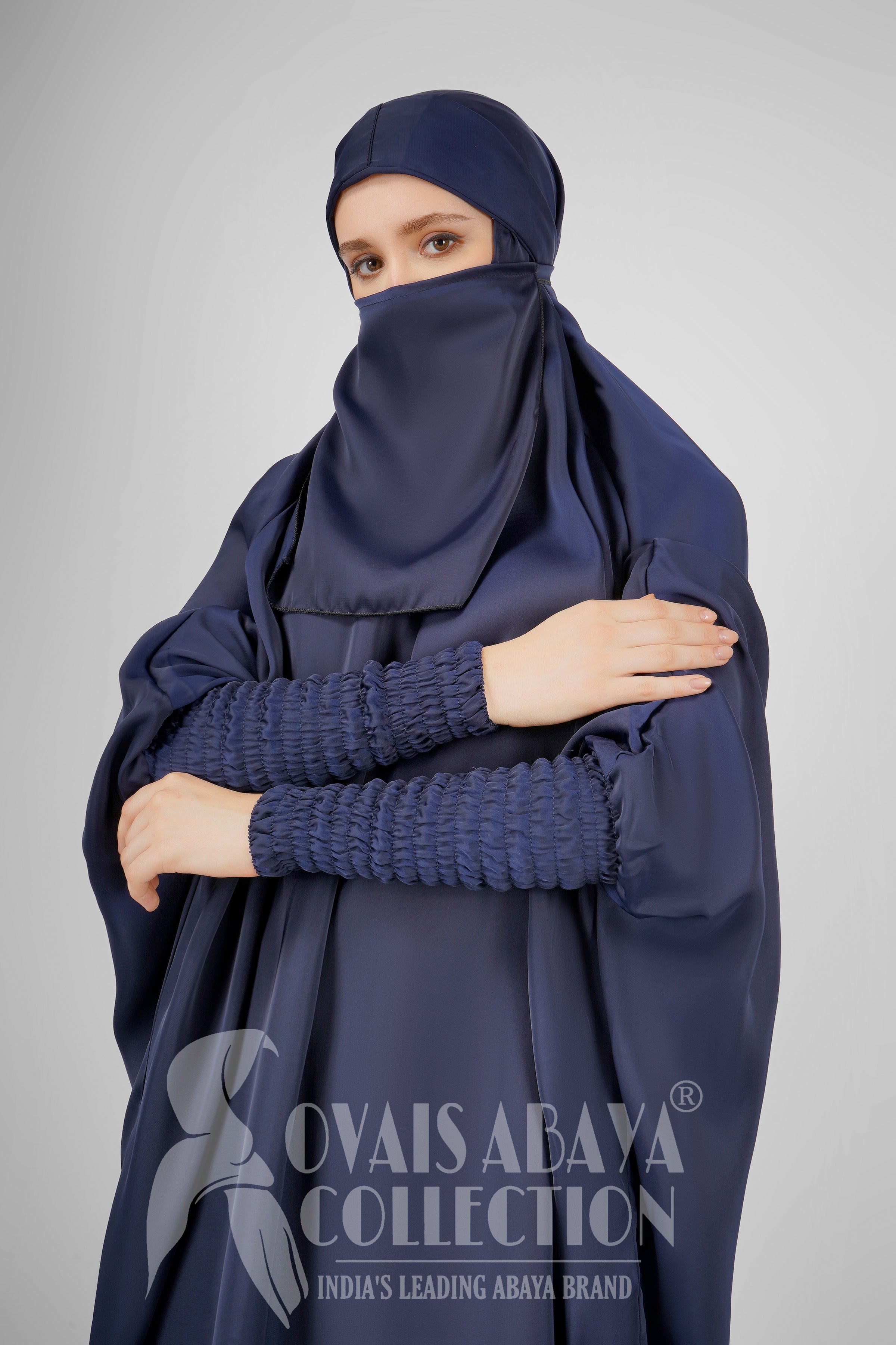 2 Piece Jilbab with Skirt Best of Daily Wear - ( BLUE )