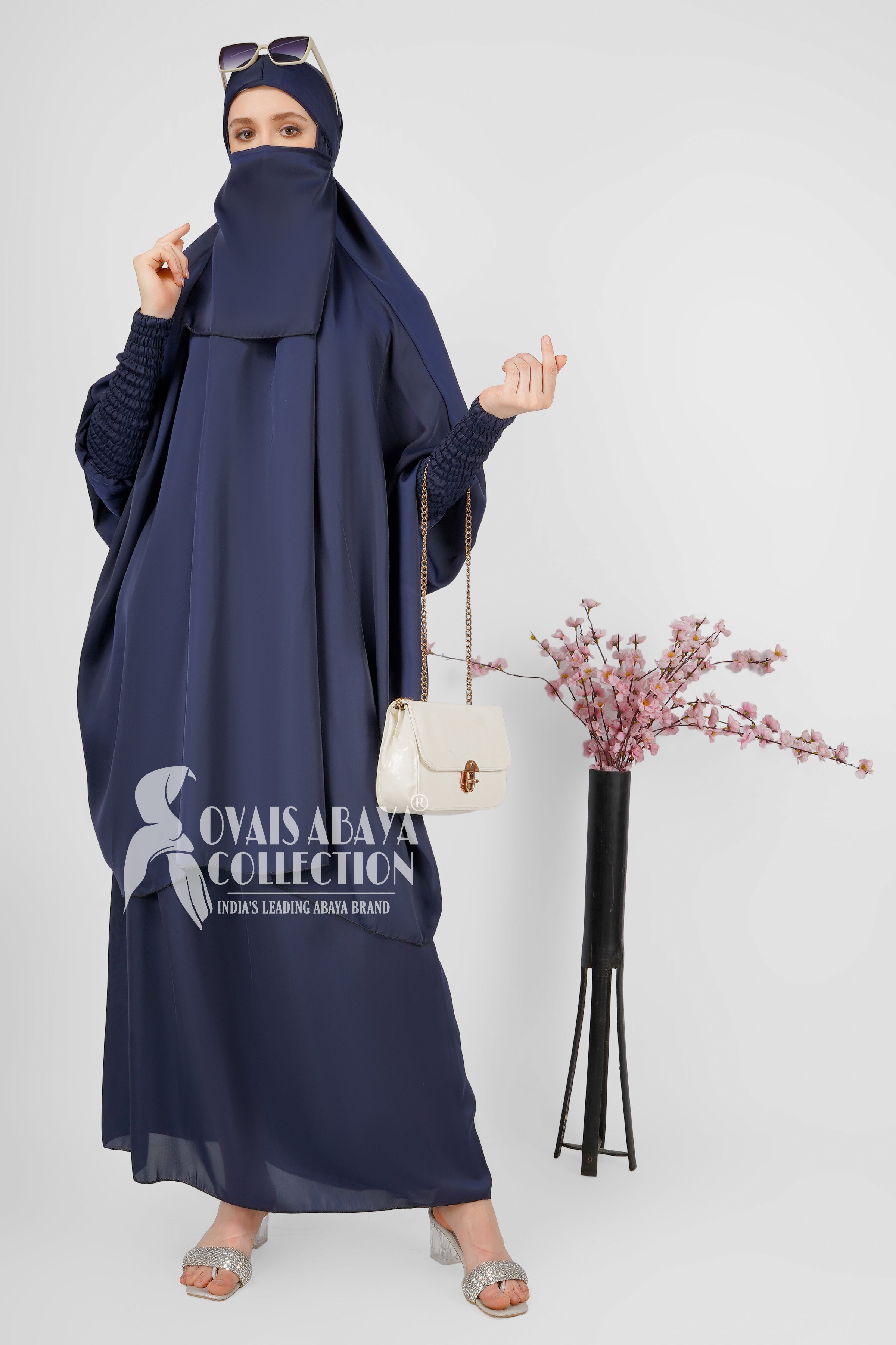 2 Piece Jilbab with Skirt Best of Daily Wear - ( BLUE )