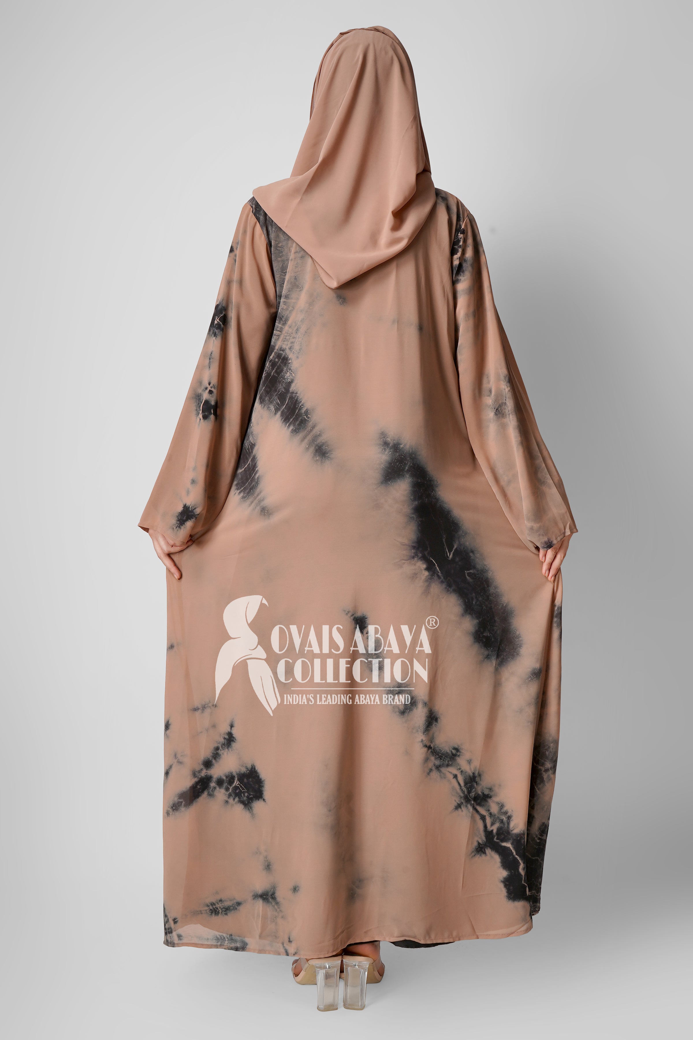 IMPORTED TAI DYE ABAYA FROM DUBAI ( LITE BROWN )